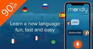 Mondly Spanish language learning app promo