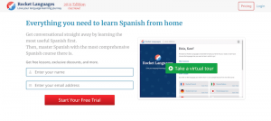 Learn Spanish online with Rocket Languages